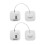 Child Safety Locks - Digital Password, Adhesive, Suitable for Freezer, Drawer, Cabinet,Windows 1
