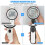 Rechargeable Magnifier with Light, Handheld  Luminous Magnifier 21 LED 3 Modes Lighting Book Magnifier 6