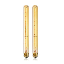 Dimmable Long Tubular Light Bulb E27 40W Retro Light Bulb 220V Industrial Home Bar Chandelier 2 Pcs