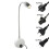 Reading Light LED Hose Spotlight Hose Wall Lamp Gooseneck Lamp Touch Control for Bedside Reading Warm Light EU Plug 2