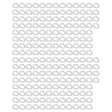 200Pcs Universal Disposable Plastic Steering Wheel Cover Elastic Trim Disposable Truck Car Steering Wheel Covers Films