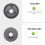 3X Dark Gray Spiral Set Conical Gear for  9523 Angle Grinder 4