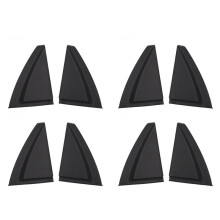 8x for Sportage 2006-2009 2010 Rear Window Cover Kits Side Door Triple-Cornered Pillar Trim Protector Accessories