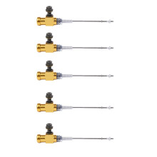 5X Motorrad Hydraulik Kupplungs Zylinder Stange Brems Pumpe M10X1.25Mm Aluminium Gold
