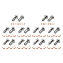 20x Motorcycle Stainless Brake Banjo Bolt M10 X 1.0mm Caliper Master Cylinder