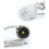 230V Normally Open Actuator Driven , M30 X 1.5mm Electric Floor Heating TRV Constant Temperature Radiator 3