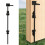 18 Polegadas Cane Bolt Heavy Duty Gate Drop Rod, Hardware Ground  Gate Stopper Hardware de Portão, Cane Bolts para Cercas de Madeira 2