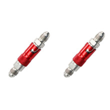 2X An3 Motorcycle Brake Hose Fluid Quick Release Connect Fitting Adapter Kit