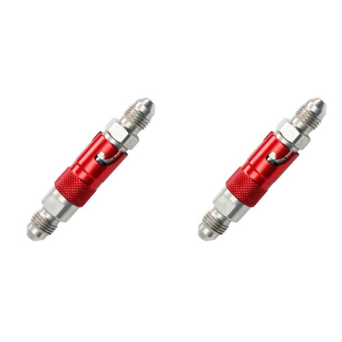 2X An3 Motorcycle Brake  Hose Fluid Quick Release Connect Fitting Adapter Kit