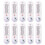 Indoor Thermometer Hygrometer Pointer Wall Vertical Hygrometer Red Water Long White Bar Hanging Thermometer 1