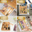 Bamboo Cutlery Silverware Tray Divider Storage Tray Rack Storage Box 5 Compartment Tray Kitchen Drawer Storage Rack 5