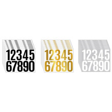 30Sheets 3Inch Vinyl Mailbox Numbers Stickers Self Adhesive Number Decals Stickers for Outside Mailbox,Signs,Window,Door