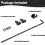 18 Polegadas Cane Bolt Heavy Duty Gate Drop Rod, Hardware Ground  Gate Stopper Hardware de Portão, Cane Bolts para Cercas de Madeira 4