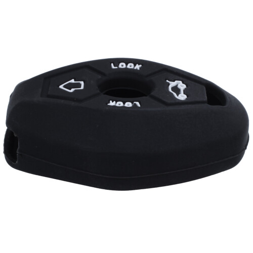 3 Button Remote Key Fob Silicone Case Cover For  E46 E39 E63 E36 E81X5 Z3 Z4, Black 2
