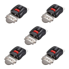5Pcs Casco de Motocicleta Clip Correa de Barbilla Hebilla de DesconexióN de LiberacióN RáPida