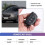 Flip Key Shell fit for  ix45 Santa Fe Remote Key Case Fob 3-Button Black 5