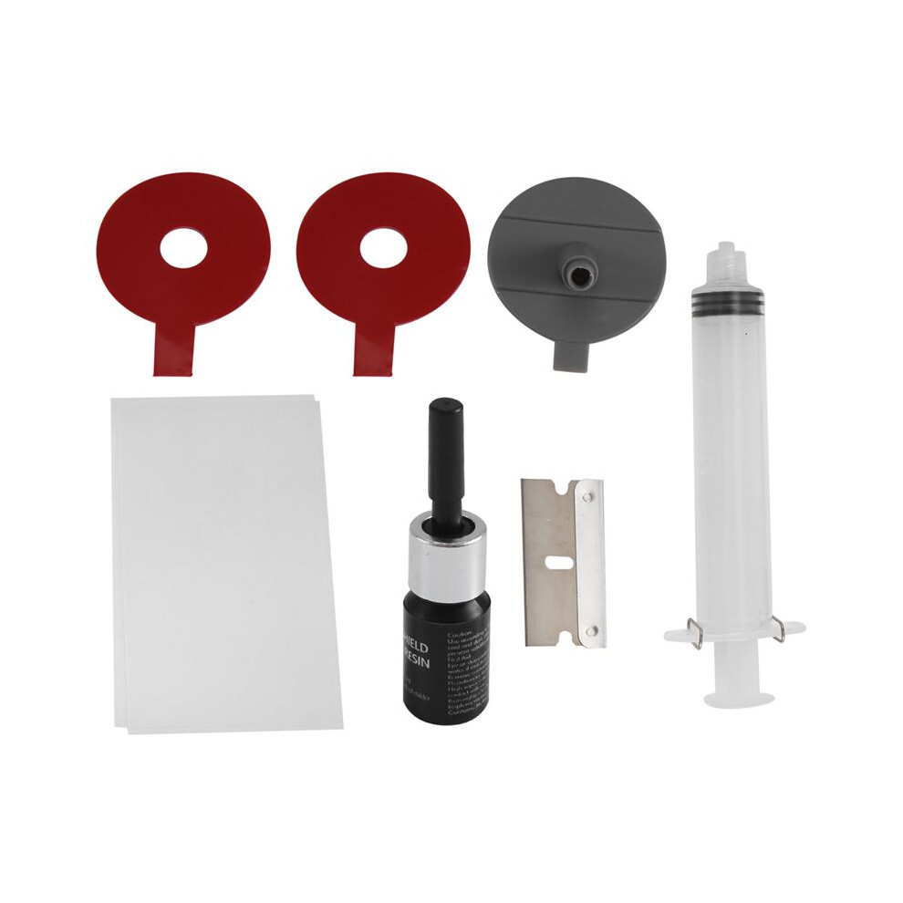 Windshield Repair Kit Cracked Glass Repair Kit To Fix Auto Glass Windshield Crack Chip Scratch 6131670760049