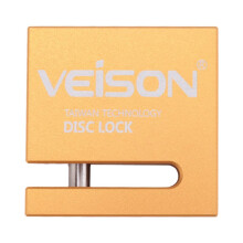 Veison 6Mm Motorbike Disc Brake Lock Security Motorcycle Bike Anti-Theft Waterproof Bicycle Stainless Scooter Security Lock—Gold