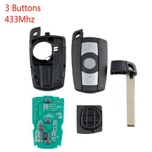 Auto Remote Key 3 Tasten Passend für 3/5 Serie X5 X6 Cas2 Cas3 433 MHz