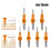 7pcs Hexagonal Shank Woodworking Countersunk Heads Drill, Hidden Screw Hole Double-Edged Drilling Countersunk- Drill 2