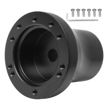 EZGO Steering Wheel Adapter  Cart Steering Wheel Adapter for EZGO TXT / RXV  Carts Mounting Adapter Black
