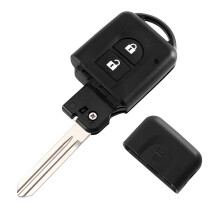 Auto SchlüSselloser Zugang Fernbedienungs SchlüSsel mit 2 Tasten 433MHz ID46 Chip für X-Trail Qashqai Pathfinder 285E34X00A 285E3EB30A