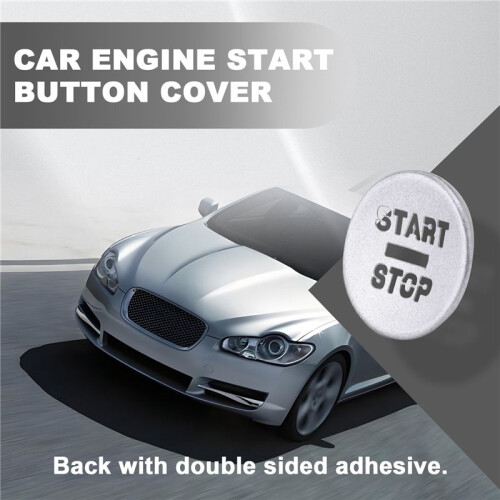 Car Engine Start Stop  Button Cover Stickers Interior for  XF 2008-2015 1