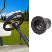 EZGO Steering Wheel Adapter  Cart Steering Wheel Adapter for EZGO TXT / RXV  Carts Mounting Adapter Black