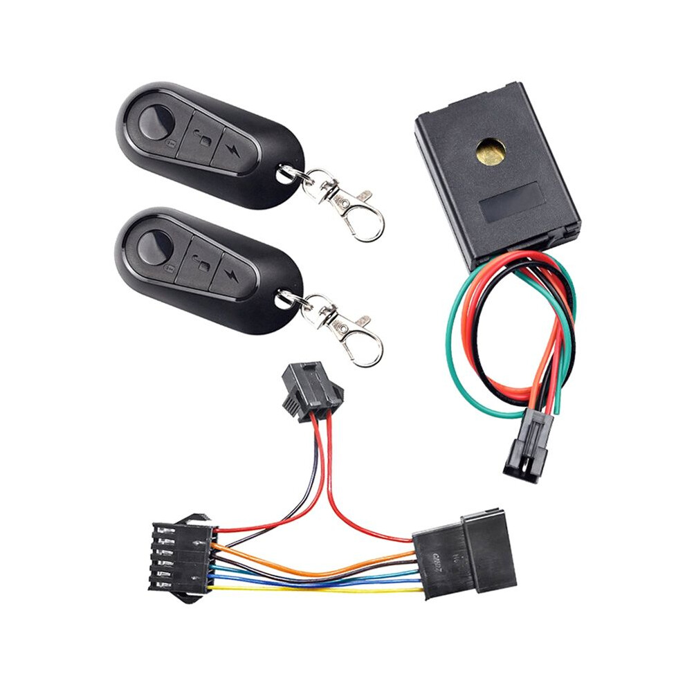 Electric Bicycle Alarm, Touch Start Electric Bike Alarm 36Â72V Anti Theft Security System For Electric Scooter Black 4713631625875