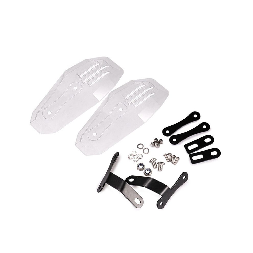 Saudism Motorcycle Hand Guard Universal Hand Guard Protector For Davidson Sportster Xl883 Xl1200 X48 Fat Boy,Transparent
