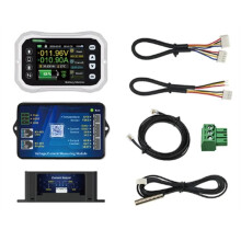 KH110F Monitor de BateríA  0-120V 100A Probador de Corriente de Voltaje Indicador de Capacidad BateríA RV Medidor de Coulomb VA