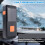 Portable Jump  With Air Pump Automobile Battery Booster Power Pack With LED Light Multi-Function Tire Inflator 4