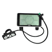 5S Protocol 24V 36V 48V LCD C600  4 Inch  Screen Electric Bicycle Display with Waterproof Connector