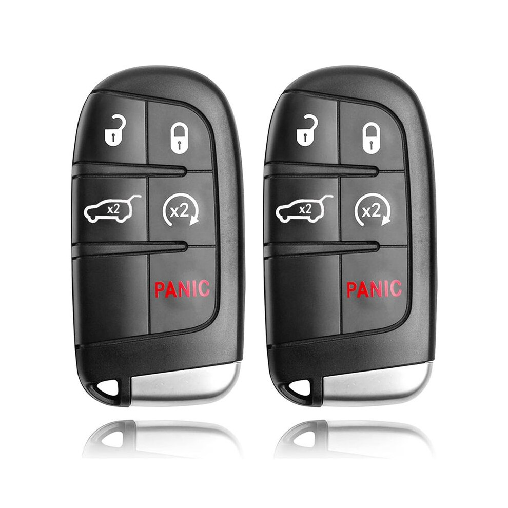 Key Fob, Keyless Entry Remote Control For Grand Cherokee 2014-2022, M3n-40821302 68143505, 433Mhz 2Pcs 6132971608610