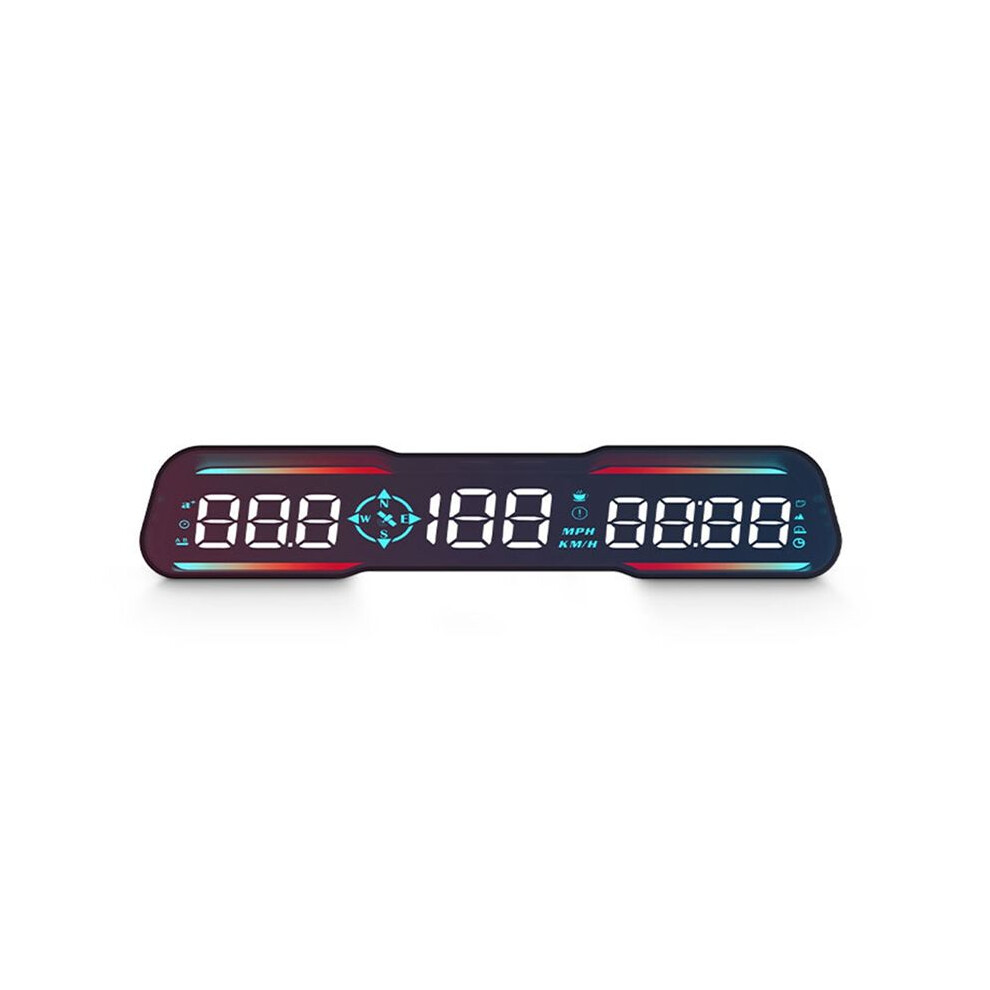 G19 Hud Display Speedometer Car Speed Gauge Mph Overspeed Alarm Driving Angle Compass Driving Alarm 6131413428663