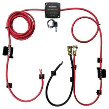 Gesplitste Lader Relaisset 6mtr 12V Automatische Dubbele Batterij-Isolatorset 140AMP Spanningsdetectierelais VSR voor RV Vrachtwagen ATV
