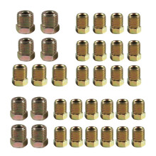 35 PCS Brake Fittings Kit for 3/16 Inch (19 Fittings) and 1/4 Inch (16 Fittings)for Inverted Flares Brake Tube