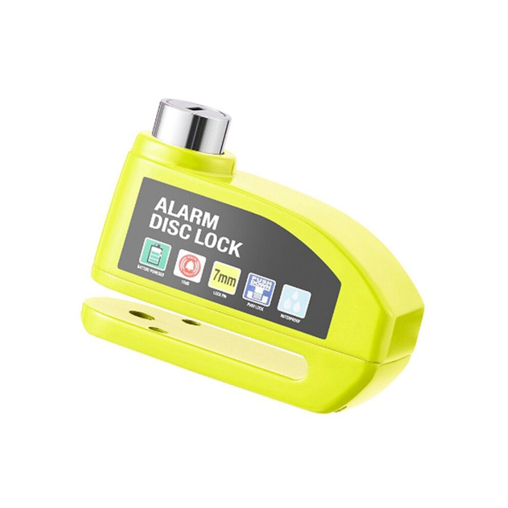 Bicycle Electric Vehicle Motorcycle Wheel Disc Brake Lock Security Anti-Theft Motorcycle Padlock Disc Lock Yellow 6034079619980