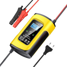 12 V 8 A Auto Pulse Reparatur Ladegerät für AGM Gel Auto Motorrad LKW Blei-Säure-Batterie-Ladegerät Digitales LCD-Display