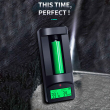 Digitalanzeige Batteriespannung Innenwiderstandstester 0-999MΩ Universal 18650 Lithium Batterie AA Erkennung