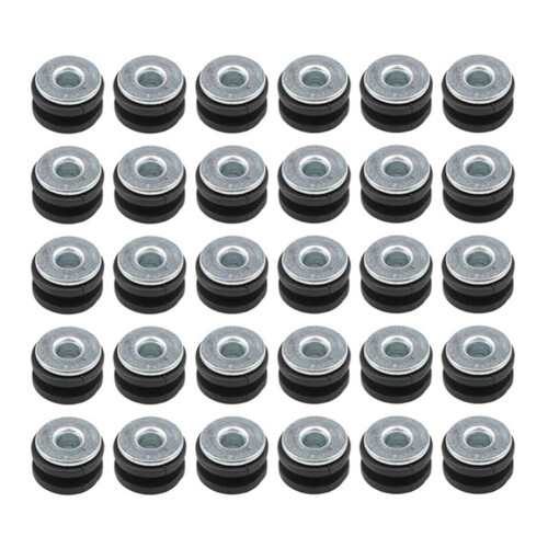 30Pcs Motorcycle Rubber Grommets Bolts for Fairing