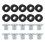 30Pcs Motorcycle Rubber Grommets Bolts for Fairing 4