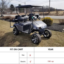 2 Pz  Cart Tamburo del Freno Hub di Montaggio per 1982- EZGO TXT PDS Carrello Elettrico (Non Adatto Modelli un Gas) 19186G1 19186G1P