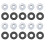 30Pcs Motorcycle Rubber Grommets Bolts for Fairing 6