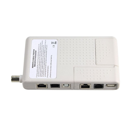 Professional Multi Function 4 in 1 Network Cable Tester RJ45/RJ11/USB/BNC LAN Cable Cat5 Cat6 Wire Tester 2