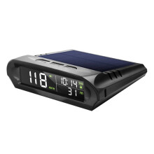 Universal HUD X 98 Bil Solar Digital Meter GPS HastighetsmäTare ÖVerfartslarm AvståNd HöJd Display