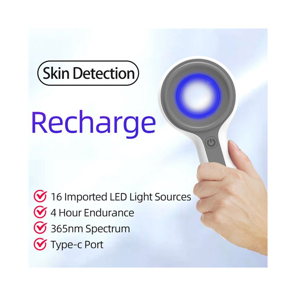 For Skin Examination Test Diagnostic Analyzer Machine Ultraviolet Skin Analysis Personal Beauty Care Wood's Lamp 6032617323641