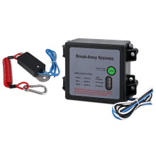 Trailer Brakes Breakaway Kit met Schakelaar, LED-Testlicht Elektrisch Breakaway-Systeem, Universal Trailer Brake Controller