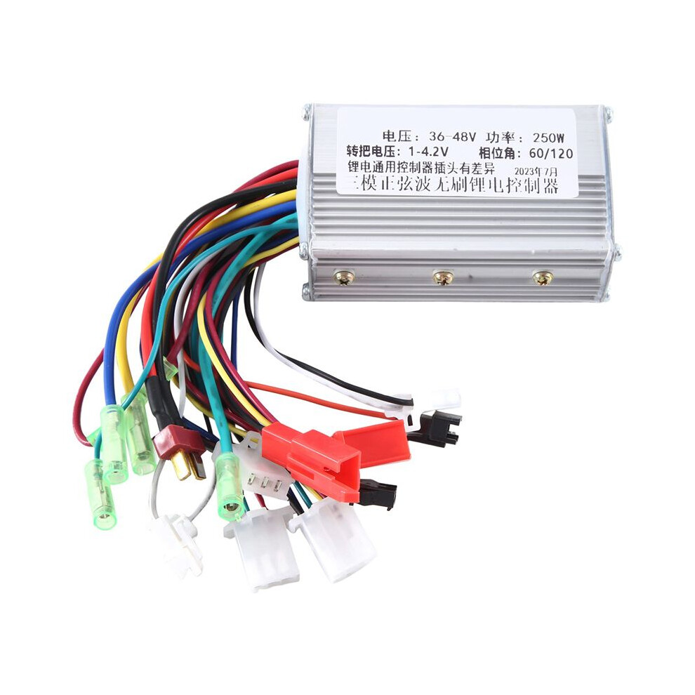 Electric Bicycle Controller E-Bike Accessories 36V/48V 250W Electric Bike Motor Brushless Sinewave Controller 6031889767313
