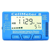 RC CellMeter8 1S-8S Testeur de Tension de Capacité de Batterie pour Compteur LiPo Li-Lon NiMH